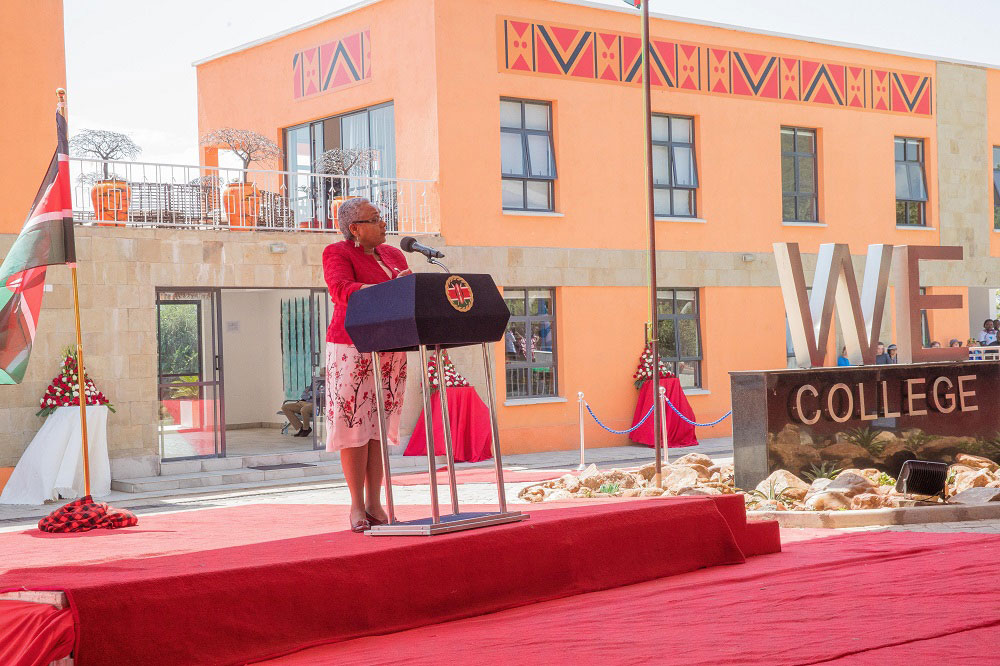 we-college-opening-first-lady-speech